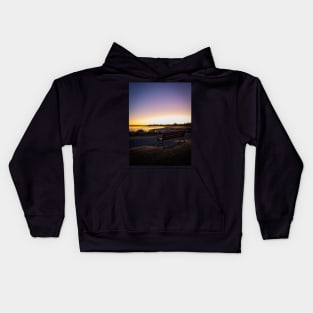 Alone with my thoughts, Sunset V1 Kids Hoodie